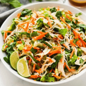 Vietnamese Noodle Salad with Fresh Herbs