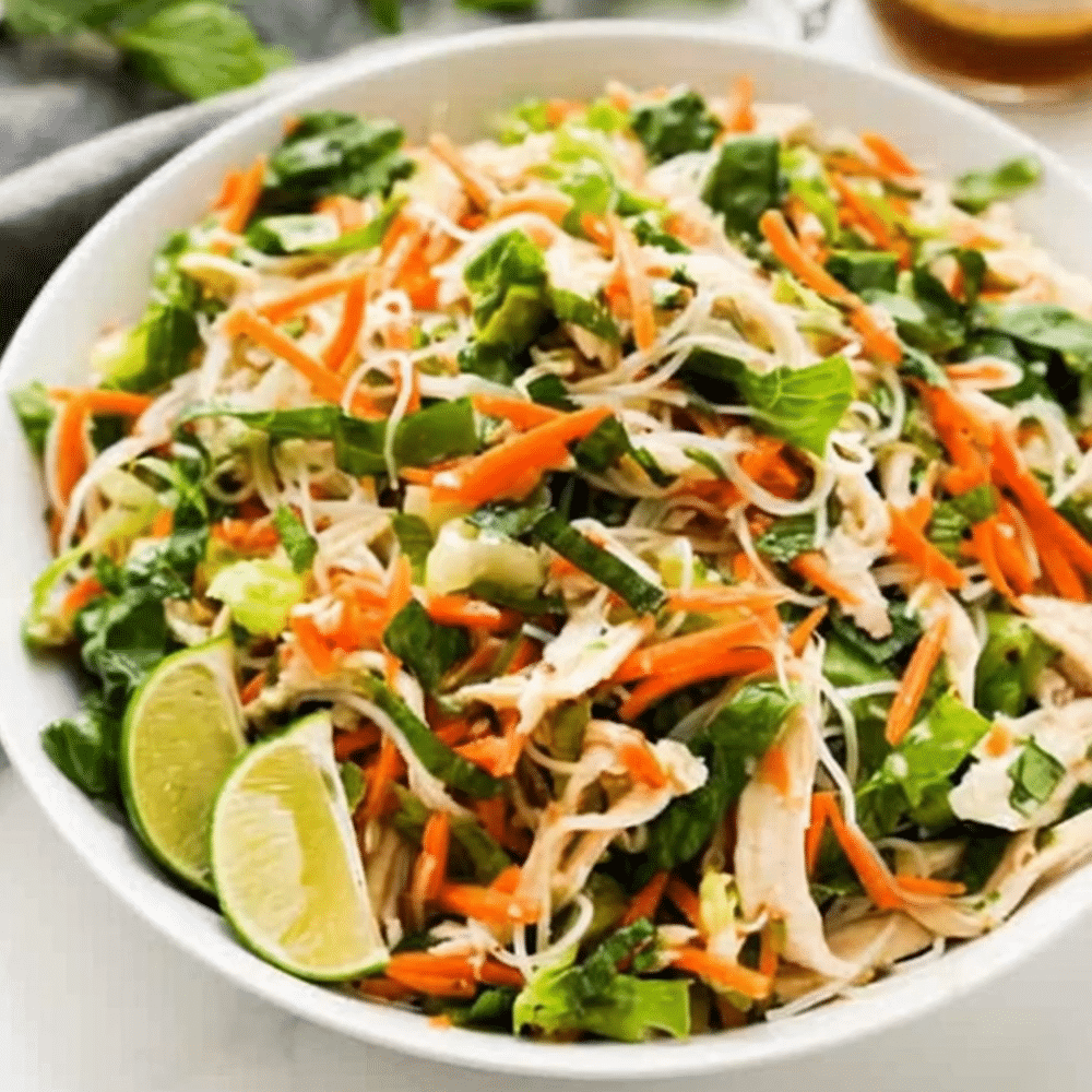 Vietnamese Noodle Salad with Fresh Herbs