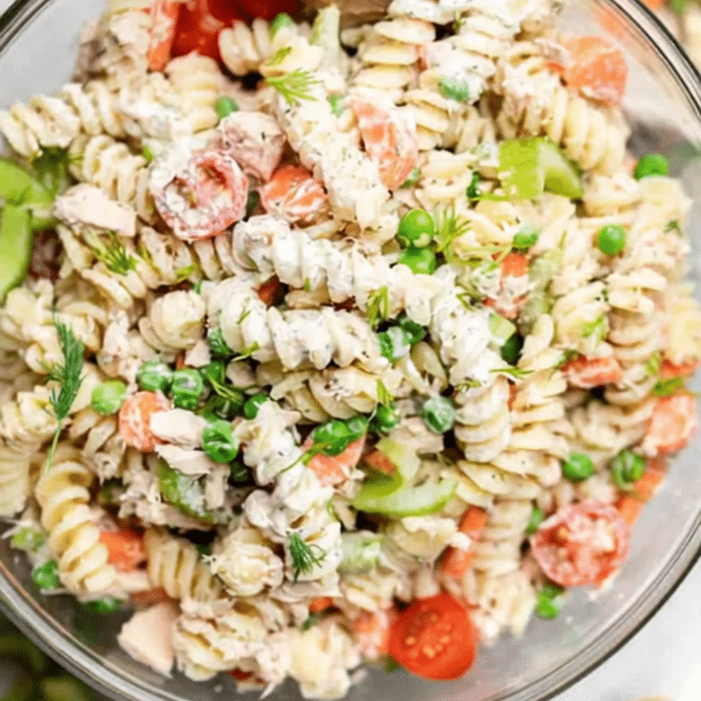 Tuna Pasta Salad with Creamy Dressing