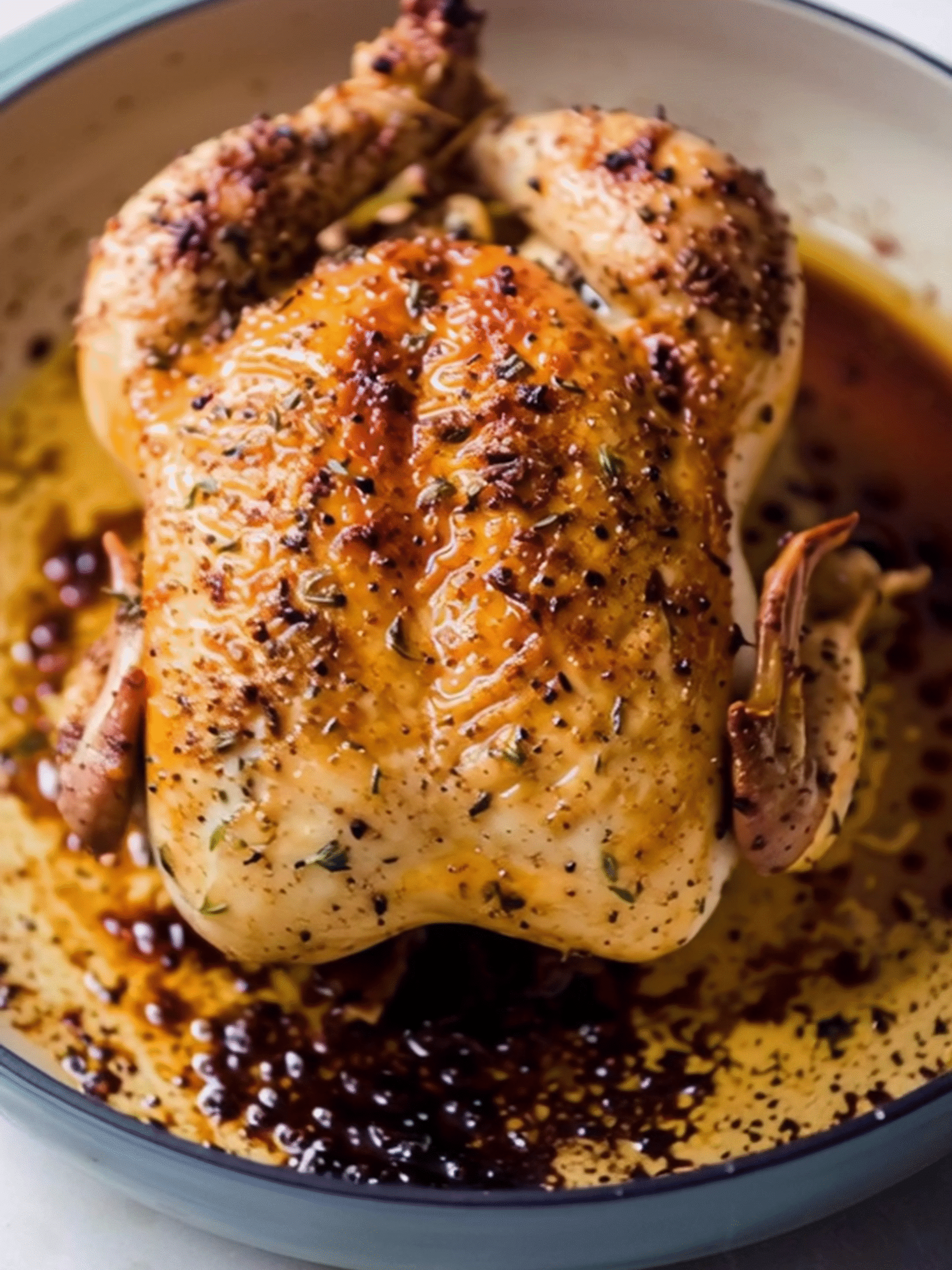 Pink Salt Seasoned Roasted Chicken with Crispy Skin Pink Himalayan Salt Recipes