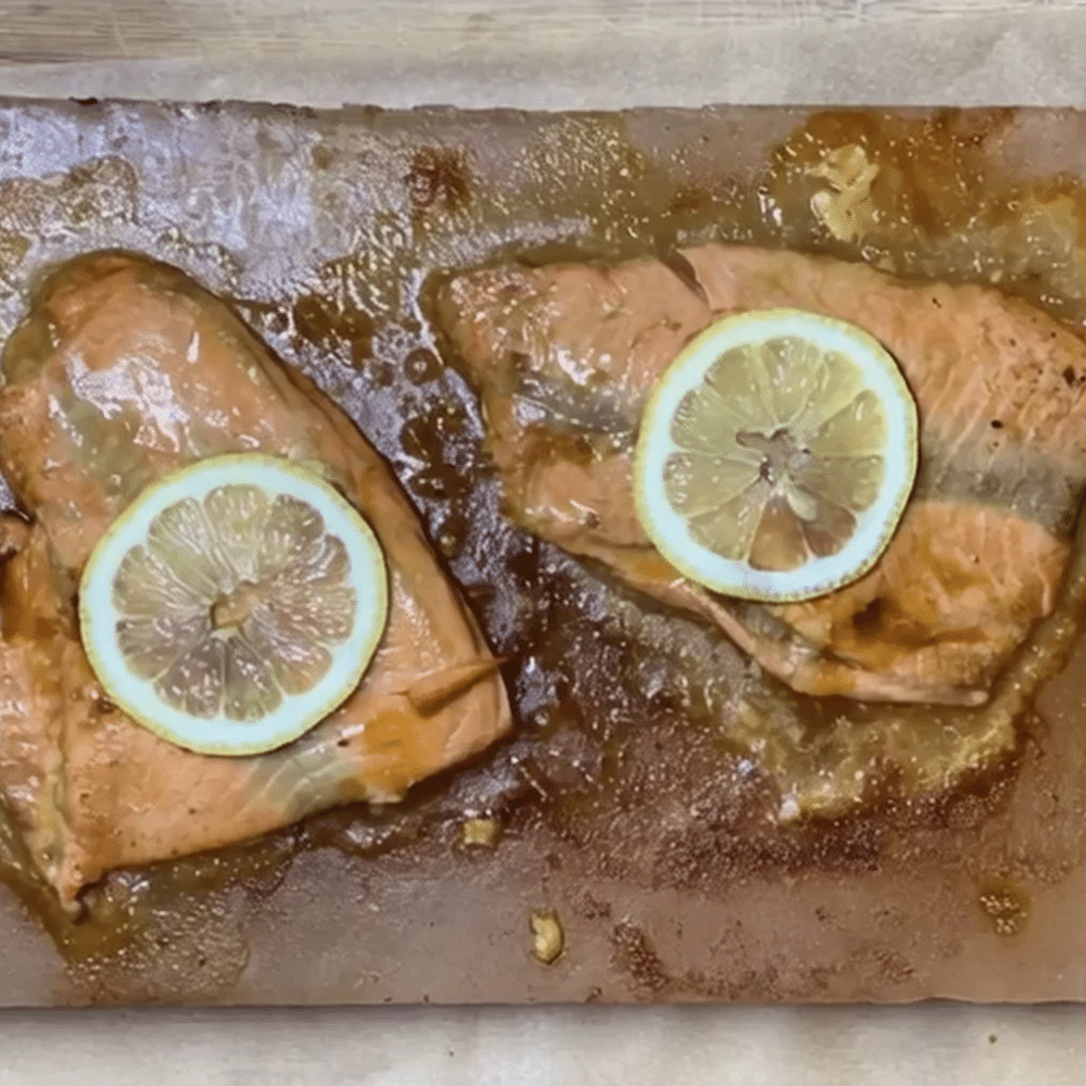 Pink Salt and Lemon Grilled Salmon