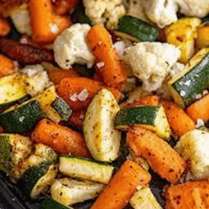 Pink Salt Roasted Vegetables