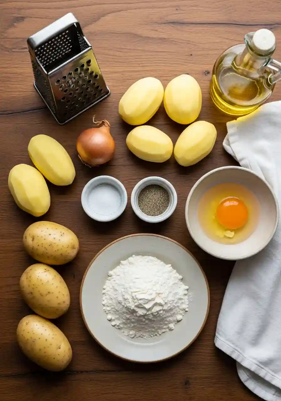 Essential Ingredients for German Potato Pancakes