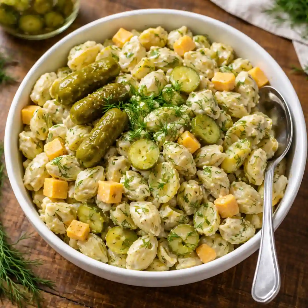 Best Dill Pickle Pasta Salad Recipe | Easy & Creamy