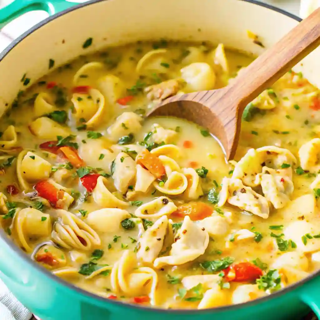 Chicken Tortellini Soup Recipe Irresistible One Pot Dinner