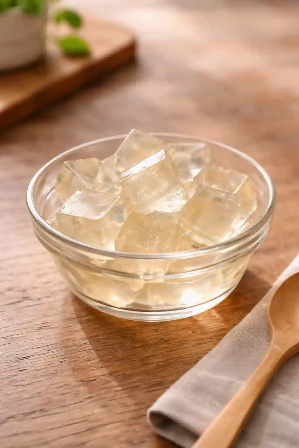 low calorie gelatin cubes dessert for weight loss and appetite control