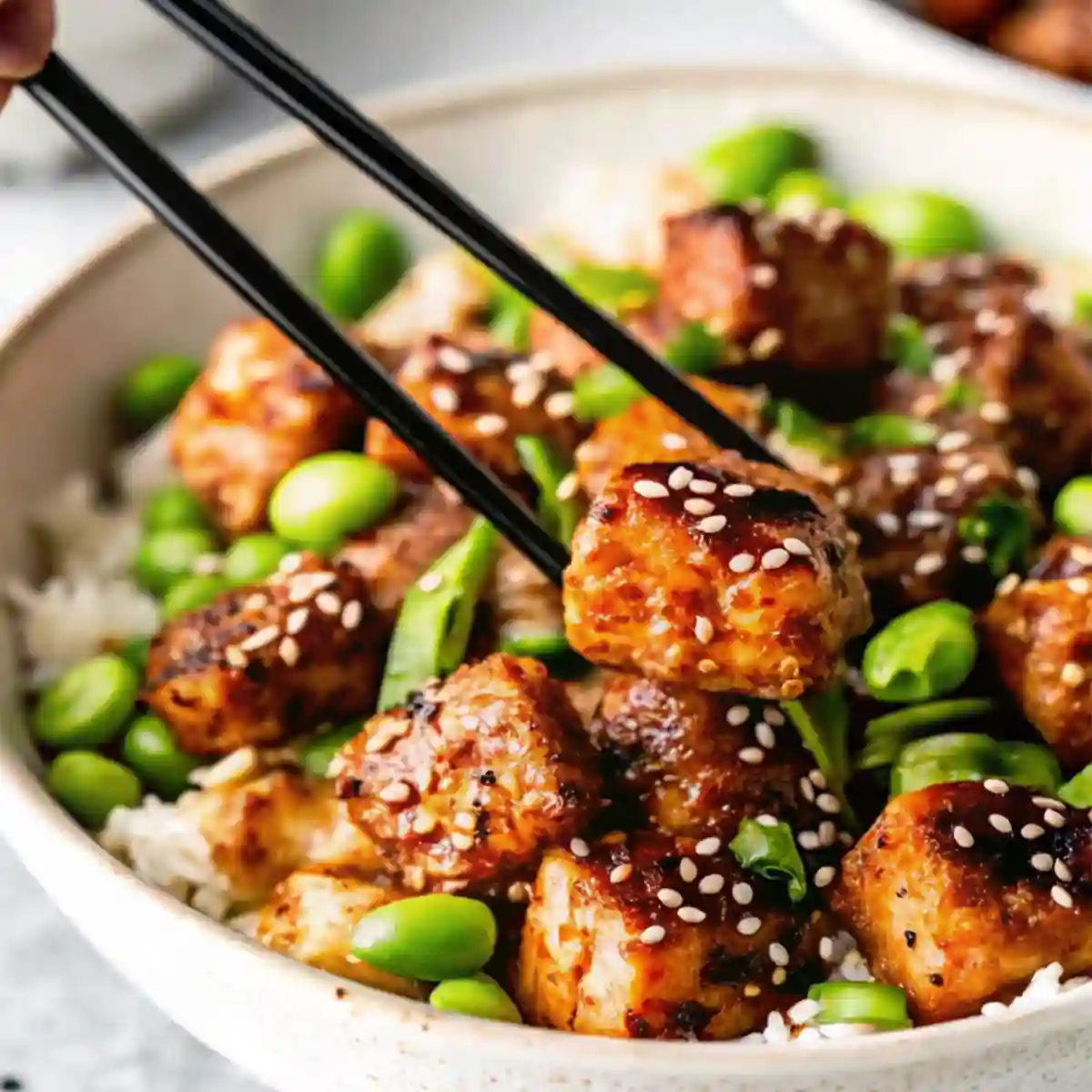 Honey Sriracha Salmon Bowls The Best Easy Dinner Ever
