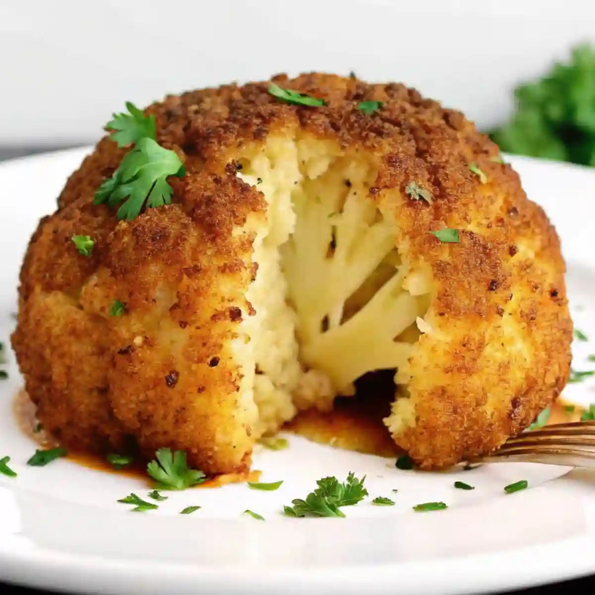 Whole Roasted Cauliflower Recipe Best Easy Dinner Idea