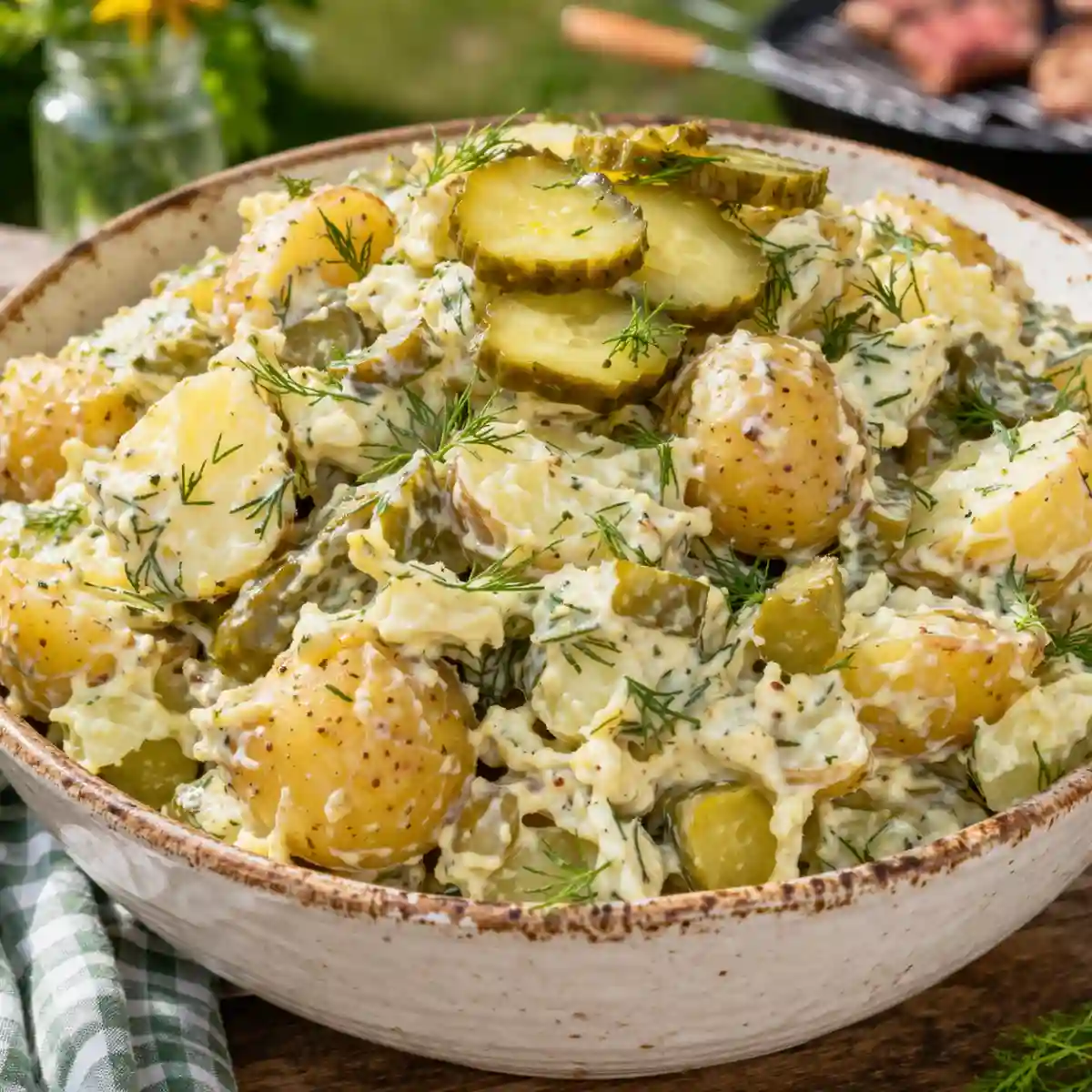 Dill Pickle Potato Salad Creamy Easy