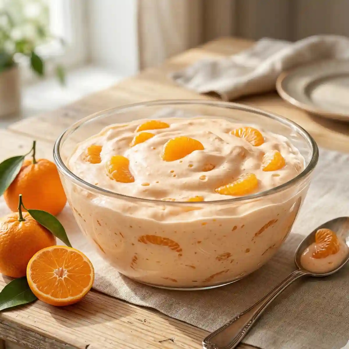 Creamy Mandarin Orange Jello Salad