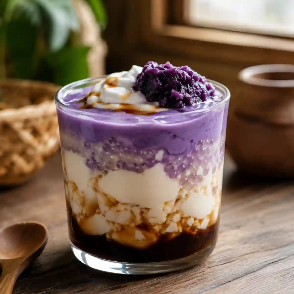 Ube Taho with Coconut Cream Rich and Velvety Recipe