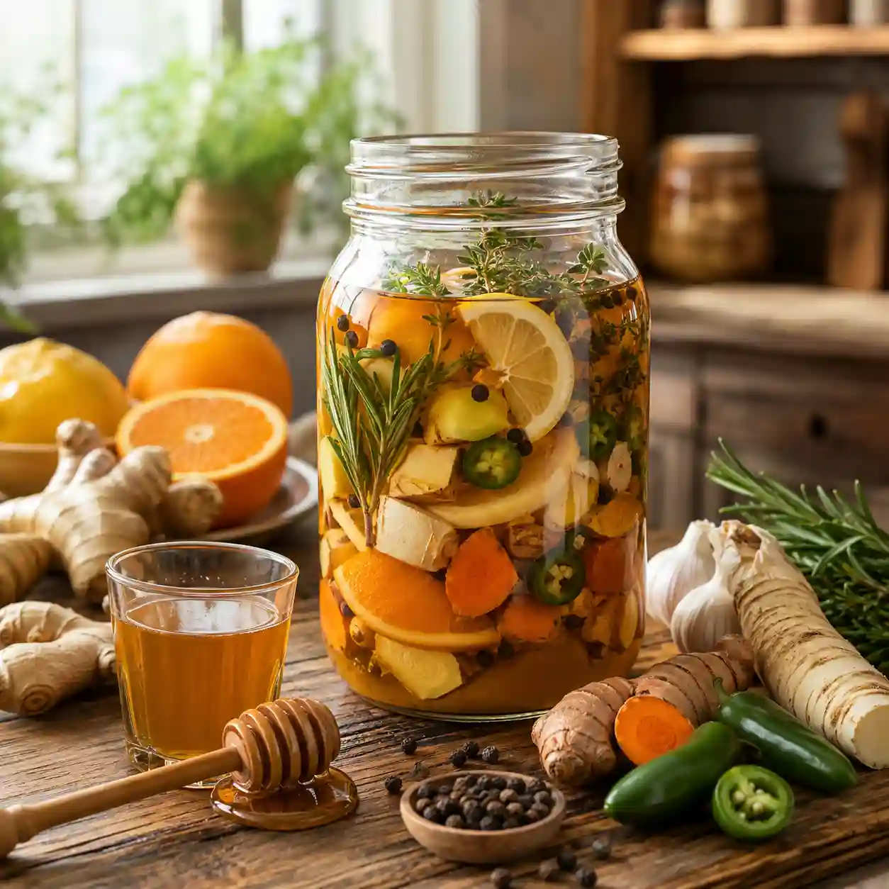 Fire Cider Recipe for Immune Support | Easy Homemade Tonic