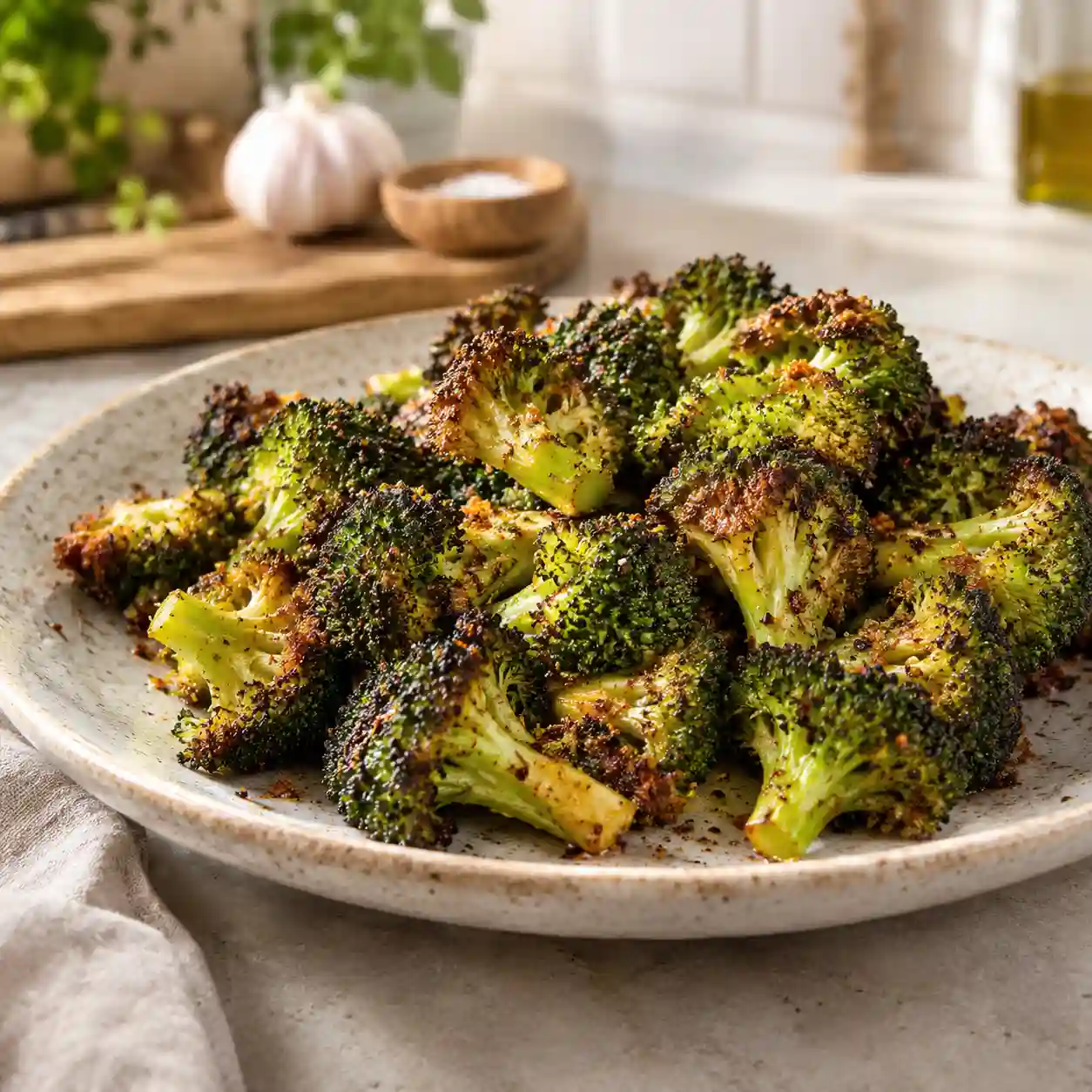 Roasted Broccoli Recipe Easy, Crispy & Delicious