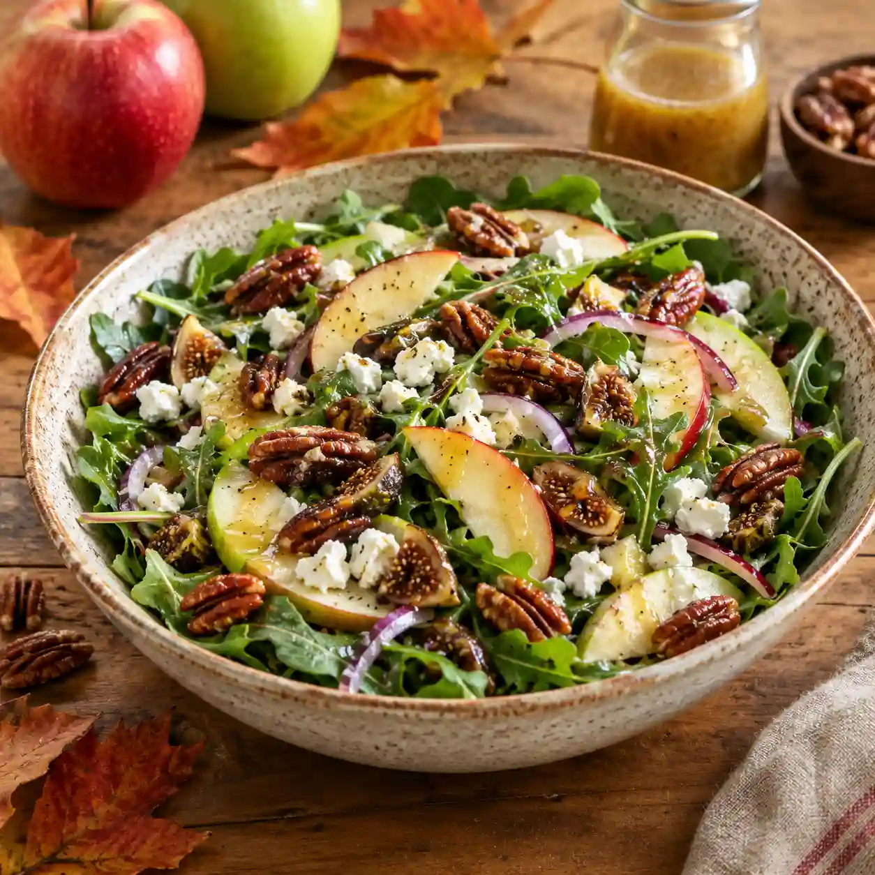 Fall Harvest Salad with Apple Cider Vinaigrette