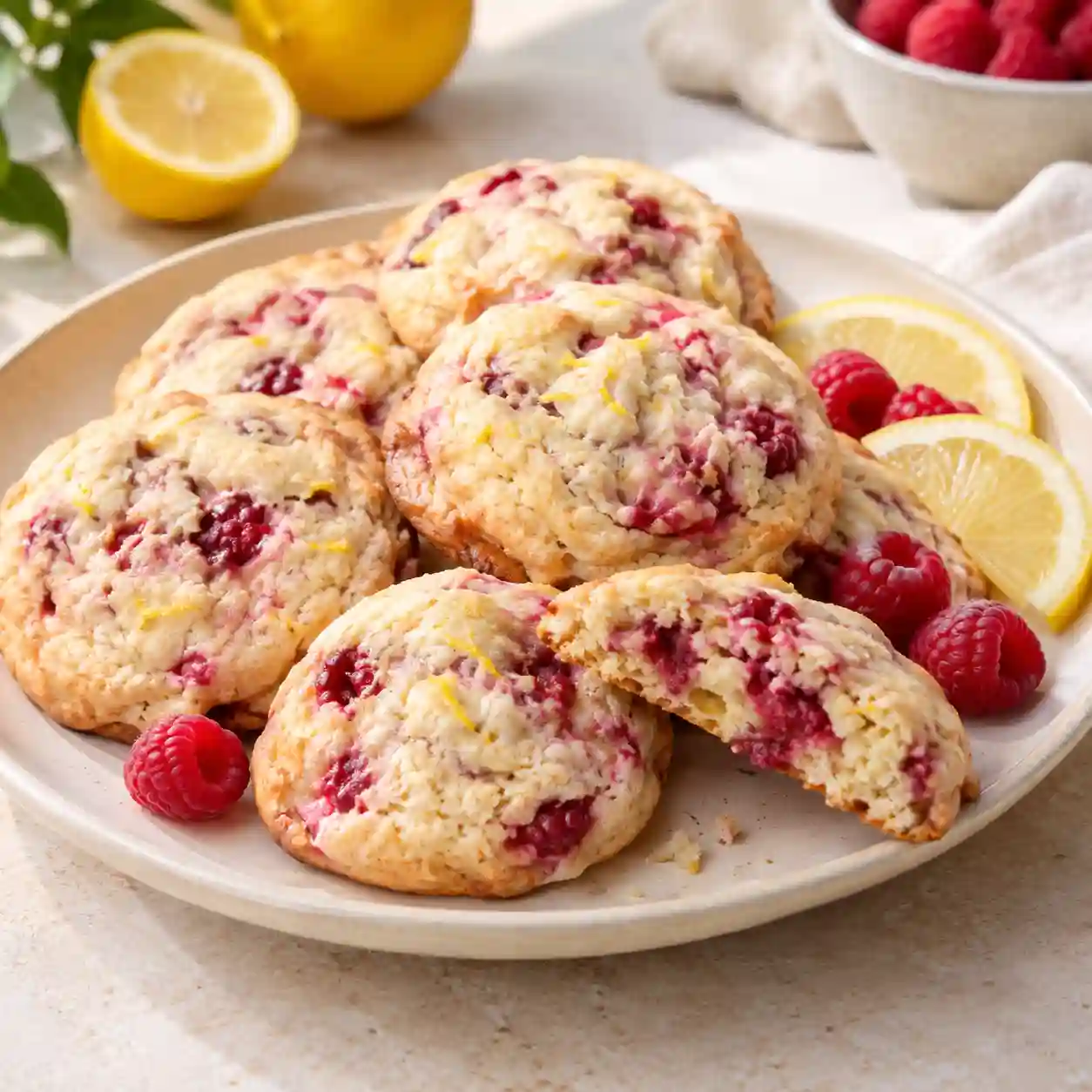 Raspberry Lemon Cookies Best Soft and Easy Recipe