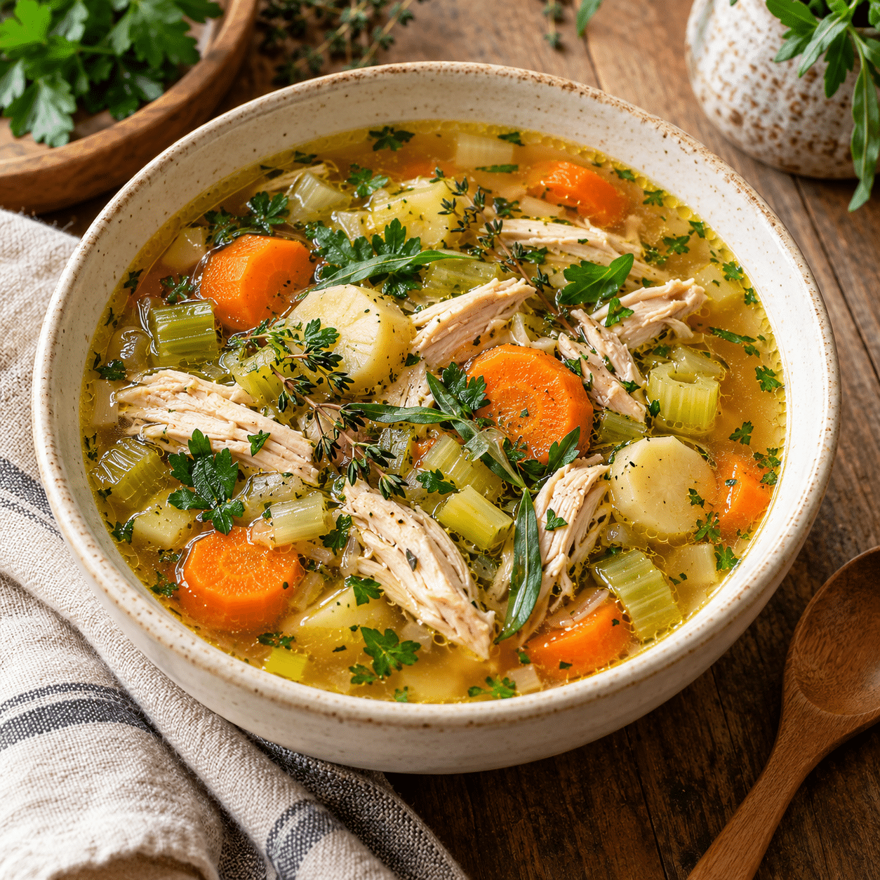 Chicken Soup Easy Healthy Homemade Recipe